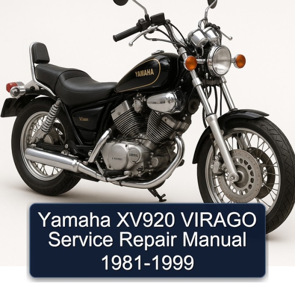 Yamaha XV920 VIRAGO Service Repair Manual 1981-1999