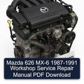 Mazda 626 MX-6 1987-1991 Workshop Service Repair Manual PDF Download