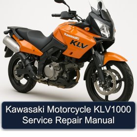 Kawasaki Motorcycle KLV1000 Service Repair Manual