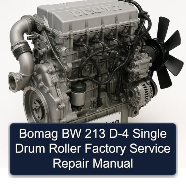 Bomag BW 213 D-4 Single Drum Roller Factory Service Repair Manual
