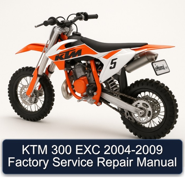 KTM 300 EXC 2004-2009 Factory Service Repair Manual