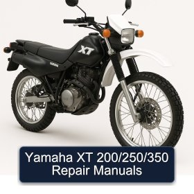 Yamaha XT 200/250/350 Repair Manuals