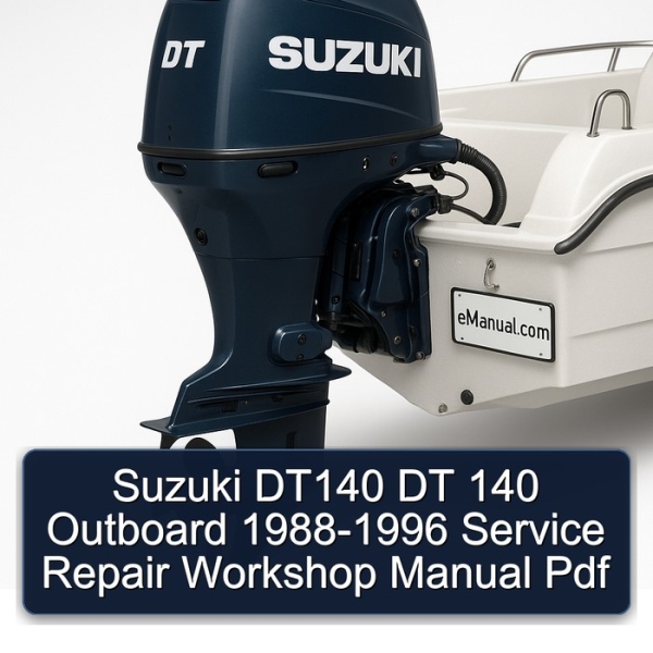Suzuki DT140 DT 140 Outboard 1988-1996 Service Repair Workshop Manual Pdf