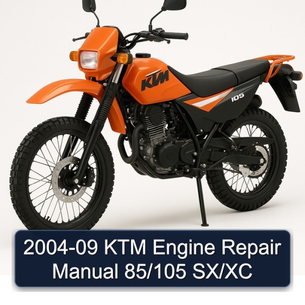 2004-09 KTM Engine Repair Manual 85/105 SX/XC