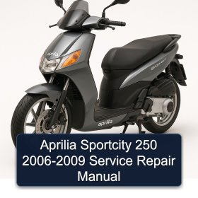 Aprilia Sportcity 250 2006-2009 Service Repair Manual