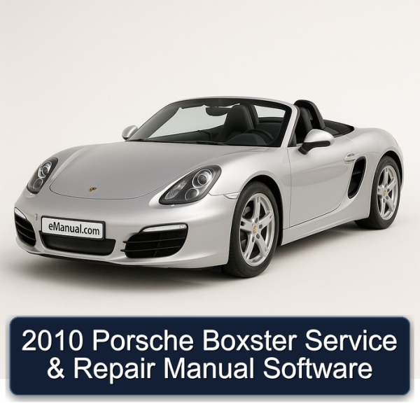 2010 Porsche Boxster Service & Repair Manual Software