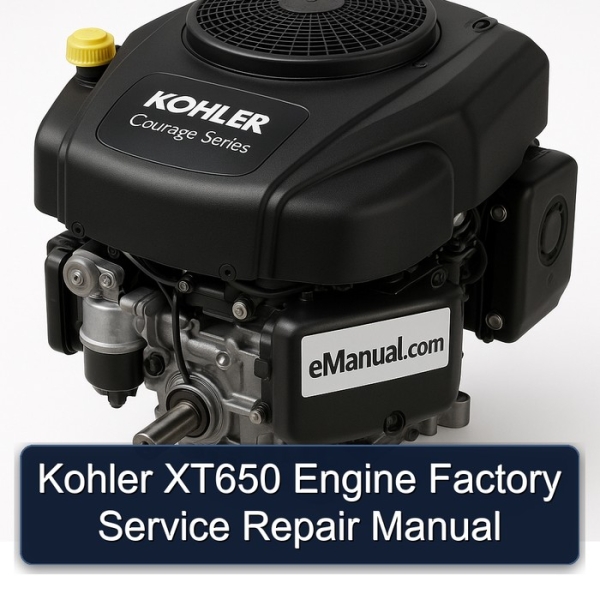 Kohler XT650 Engine Factory Service Repair Manual