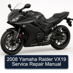 2008 Yamaha Raider VX19 Service Repair Manual