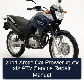 2011 Arctic Cat Prowler xt xtx xtz ATV Service Repair Manual
