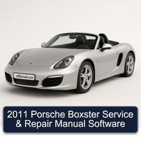 2011 Porsche Boxster Service & Repair Manual Software