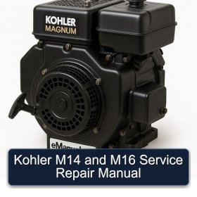 Kohler M14 and M16 Service Repair Manual