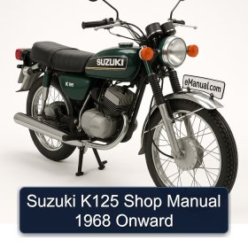 Suzuki K125 Shop Manual 1968 Onward