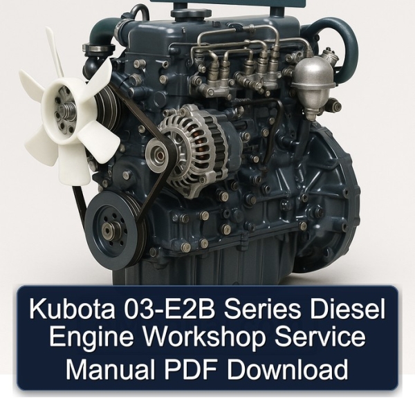 Kubota 03-E2B Series Diesel Engine Workshop Service Manual PDF Download
