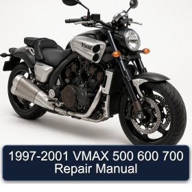 1997-2001 VMAX 500 600 700 Repair Manual