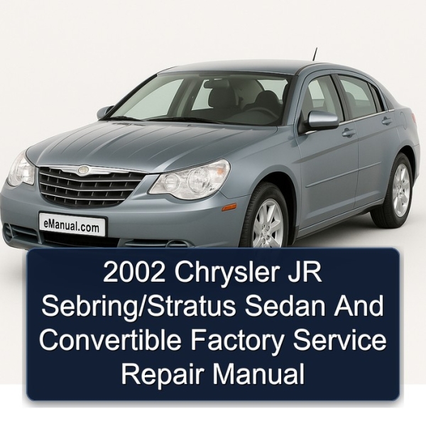 2002 Chrysler JR Sebring/Stratus Sedan And Convertible Factory Service Repair Manual