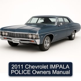 2011 Chevrolet IMPALA POLICE Owners Manual