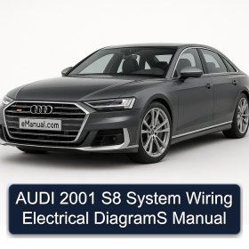 AUDI 2001 S8 System Wiring Electrical DiagramS Manual