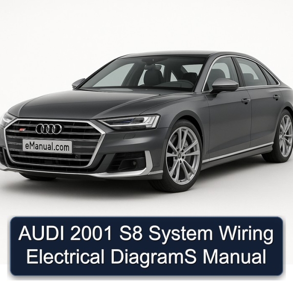 AUDI 2001 S8 System Wiring Electrical DiagramS Manual