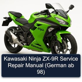 Kawasaki Ninja ZX-9R Service Repair Manual (German ab 98)
