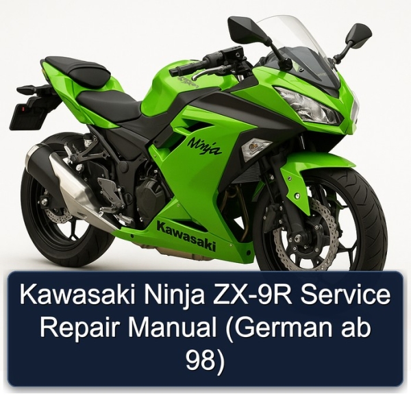 Kawasaki Ninja ZX-9R Service Repair Manual (German ab 98)