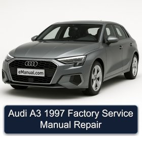 Audi A3 1997 Factory Service Manual Repair