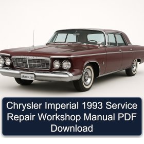 Chrysler Imperial 1993 Service Repair Workshop Manual PDF Download