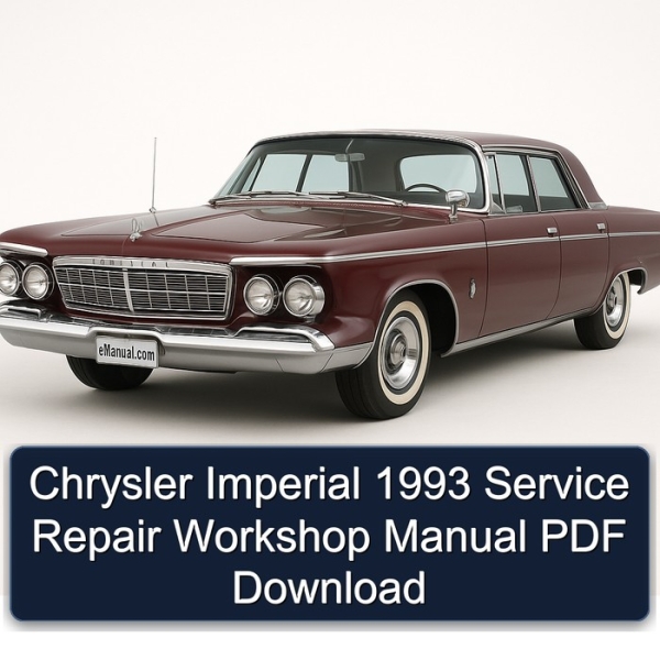 Chrysler Imperial 1993 Service Repair Workshop Manual PDF Download