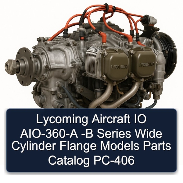Catálogo de Piezas Motores Lycoming IO-360-A -B Serie, Brida Ancha