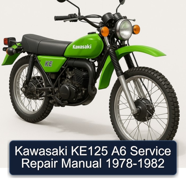 Kawasaki KE125 A6 Service Repair Manual 1978-1982