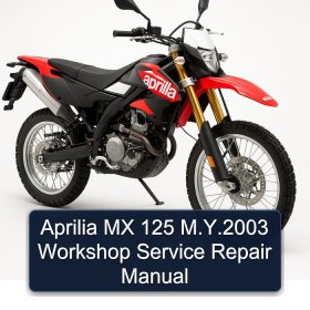 Aprilia MX 125 M.Y.2003 Workshop Service Repair Manual