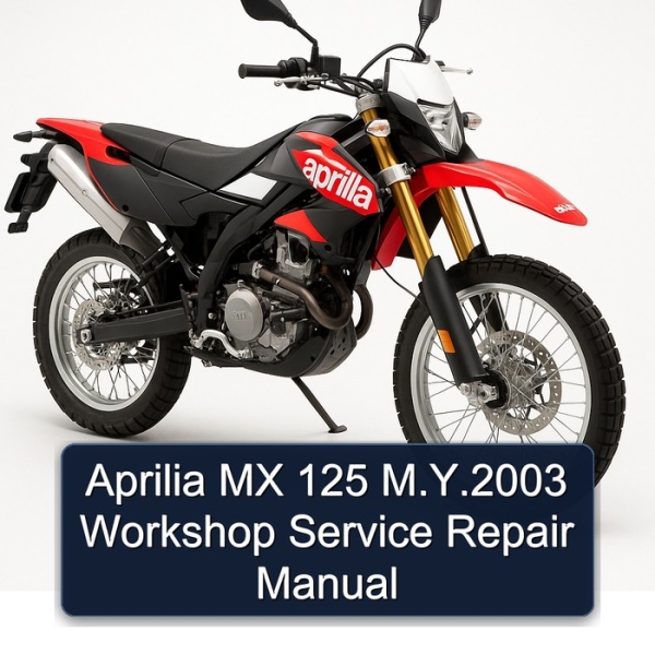 Aprilia MX 125 M.Y.2003 Workshop Service Repair Manual