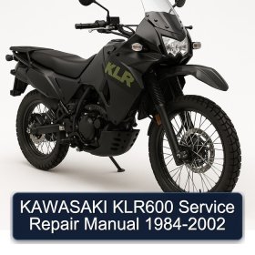 KAWASAKI KLR600 Service Repair Manual 1984-2002