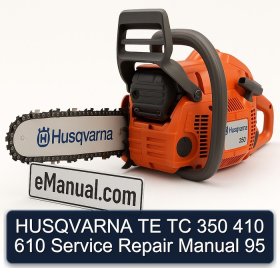 HUSQVARNA TE TC 350 410 610 Service Repair Manual 95
