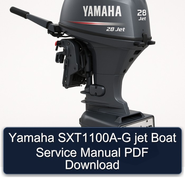 Yamaha SXT1100A-G jet Boat Service Manual PDF Download