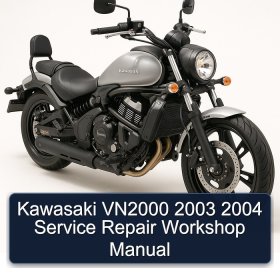 Kawasaki VN2000 2003 2004 Service Repair Workshop Manual