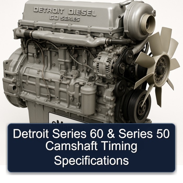 Detroit Series 60 & Series 50 Camshaft Timing Specifications