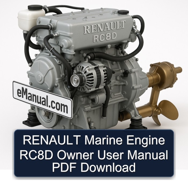 RENAULT Marine Engine RC8D Owner User Manual PDF Download