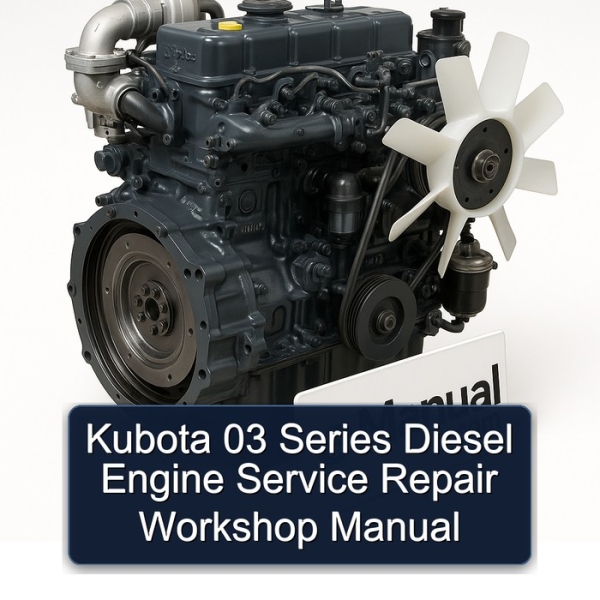 Kubota 03 Series Diesel Engine Service Repair Workshop Manual