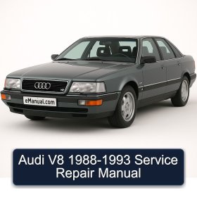 Audi V8 1988-1993 Service Repair Manual