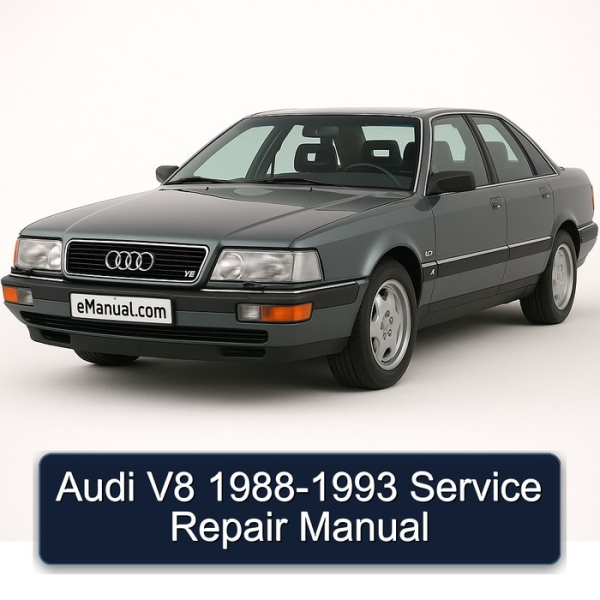Audi V8 1988-1993 Service Repair Manual