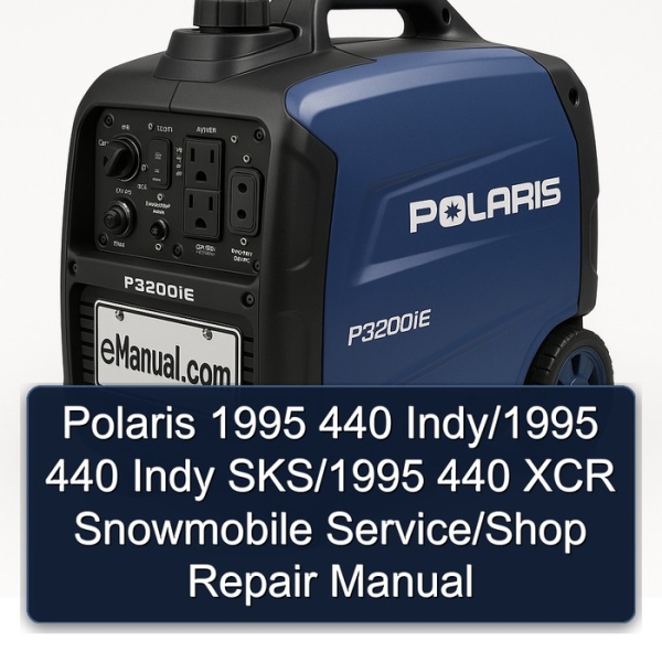 Polaris 1995 440 Indy/1995 440 Indy SKS/1995 440 XCR Snowmobile Service/Shop Repair Manual