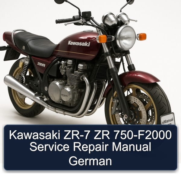 Kawasaki ZR-7 ZR 750-F2000 Service Repair Manual German