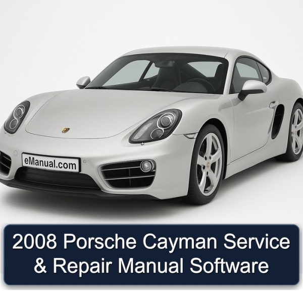 2008 Porsche Cayman Service & Repair Manual Software