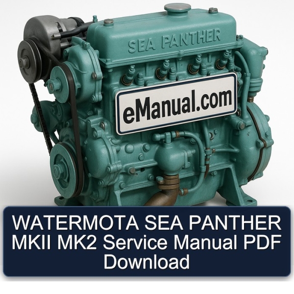 WATERMOTA SEA PANTHER MKII MK2 Service Manual PDF Download