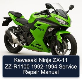 Kawasaki Ninja ZX-11 ZZ-R1100 1992-1994 Service Repair Manual