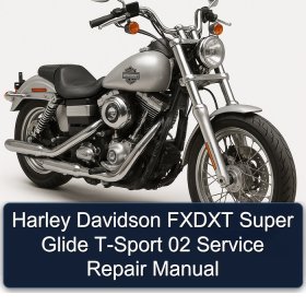 Harley Davidson FXDXT Super Glide T-Sport 02 Service Repair Manual