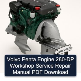 Volvo Penta Engine 280-DP Workshop Service Repair Manual PDF Download