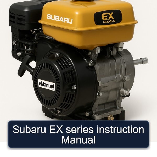 Subaru EX series instruction Manual