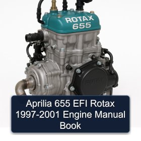 Aprilia 655 EFI Rotax 1997-2001 Engine Manual Book