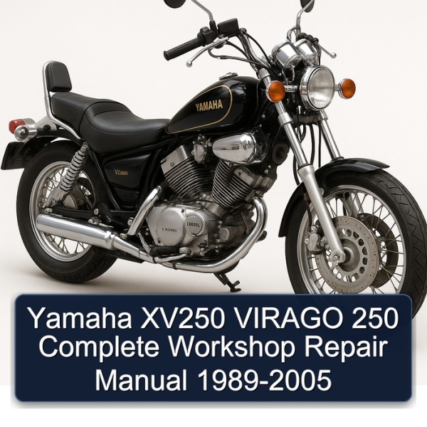 Yamaha XV250 VIRAGO 250 Complete Workshop Repair Manual 1989-2005